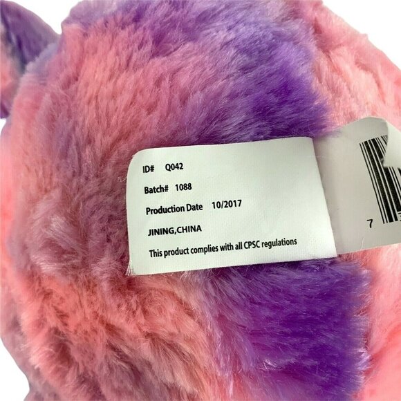 Rainbow Llama Plush Stuffed Animal 13 inch Soft Colorful by KellyToy - Picture 10 of 10